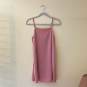Silence + Noise Pink A-Line Mini Dress